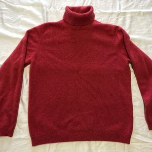 Lands End Cashmere Turtleneck Sweater Womens SZ M